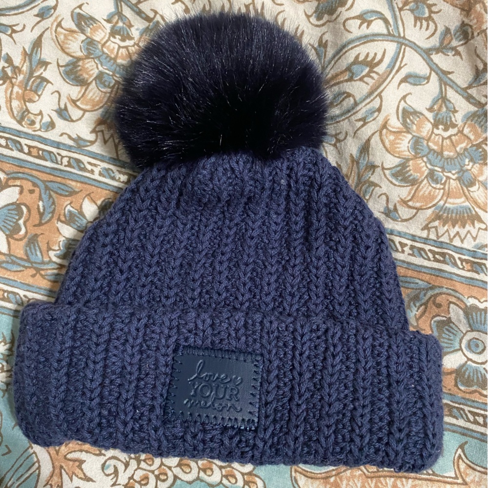 Love Your Melon Baby Beanie with Pom